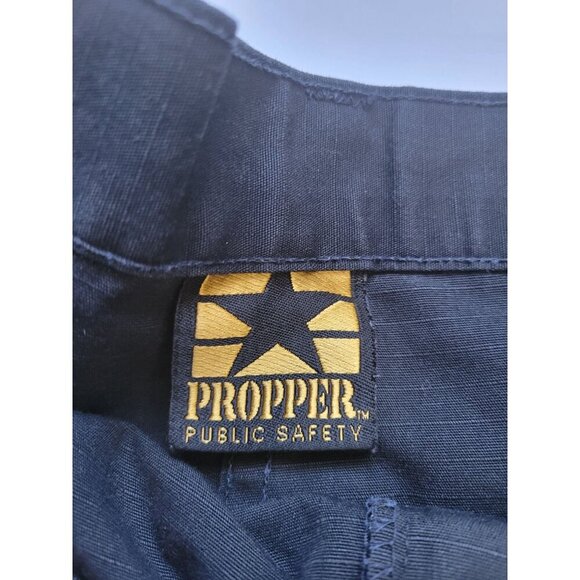 Propper Public Safety Men Black Cargo Short Size XL Utility Casual Logo Workwear - Picture 4 of 14